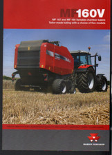 Massey Ferguson "MF160V" Round Baler Brochure Leaflet