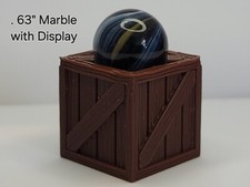 Glass Marble With Display Included lot 5774