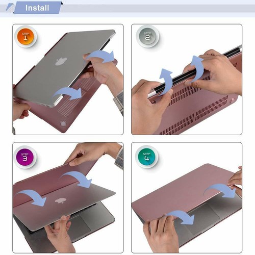 For 13" MacBook Pro A2159 A1989 A1706 A1708 Hard Case Shell Keyboard Cover LCDfm - Picture 6 of 35
