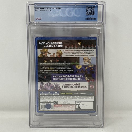 Aban Hawkins & The 1001 Spikes PS4 copia promocional clasificación CGC 9,8 A++ (CG6) - Imagen 3 de 8