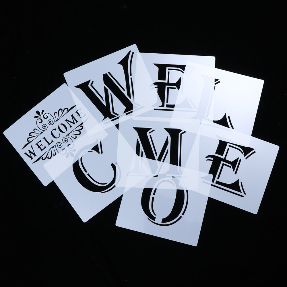 DIY Stencils Template Design Template Letter Floor Drawing Stencils eBay