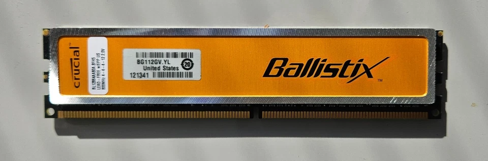 4X Crucial BL12864AA663 4GB PC2-5300 DDR2 667 - Image 2 of 2