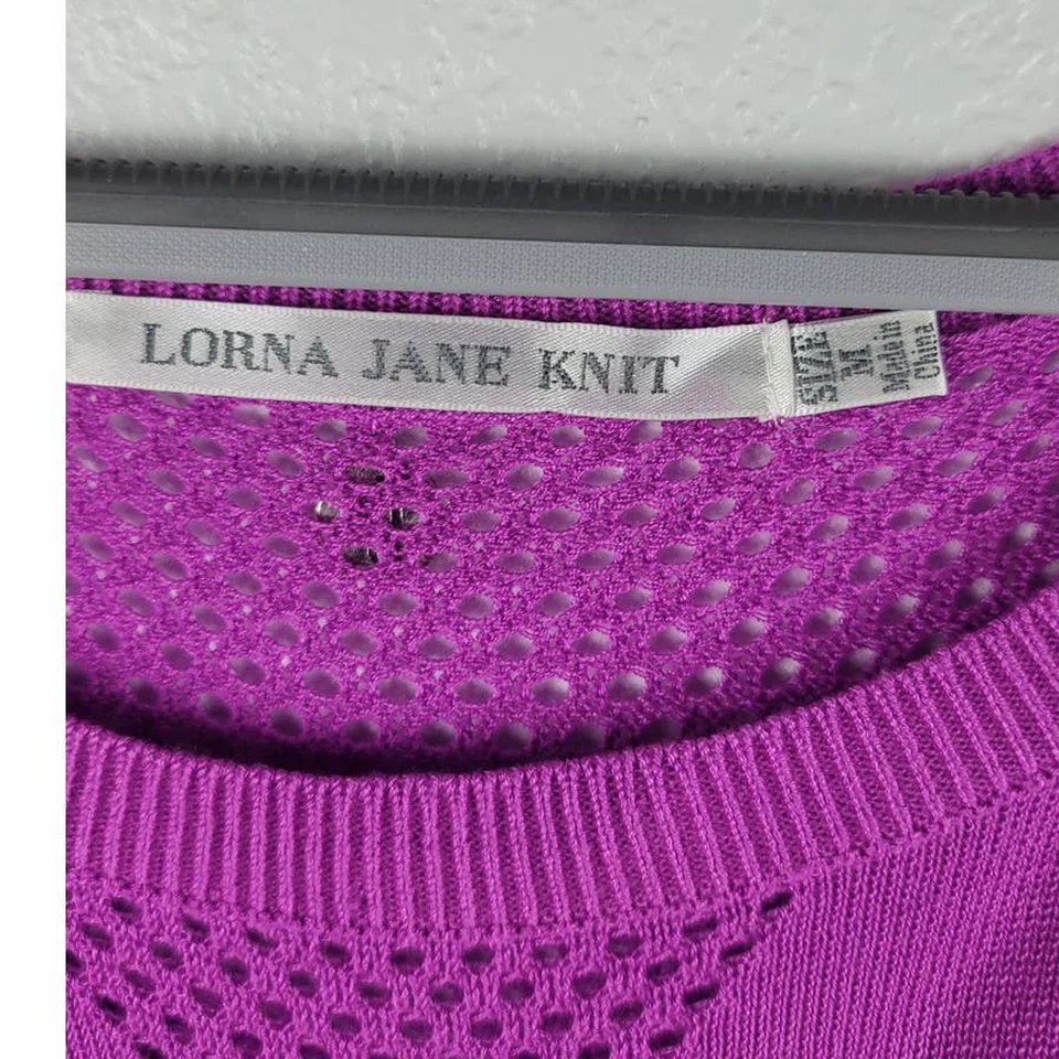 Top para mujer Lorna Jane tejido ajustado y abierto Active Wear manga larga M Foto 4 de 4