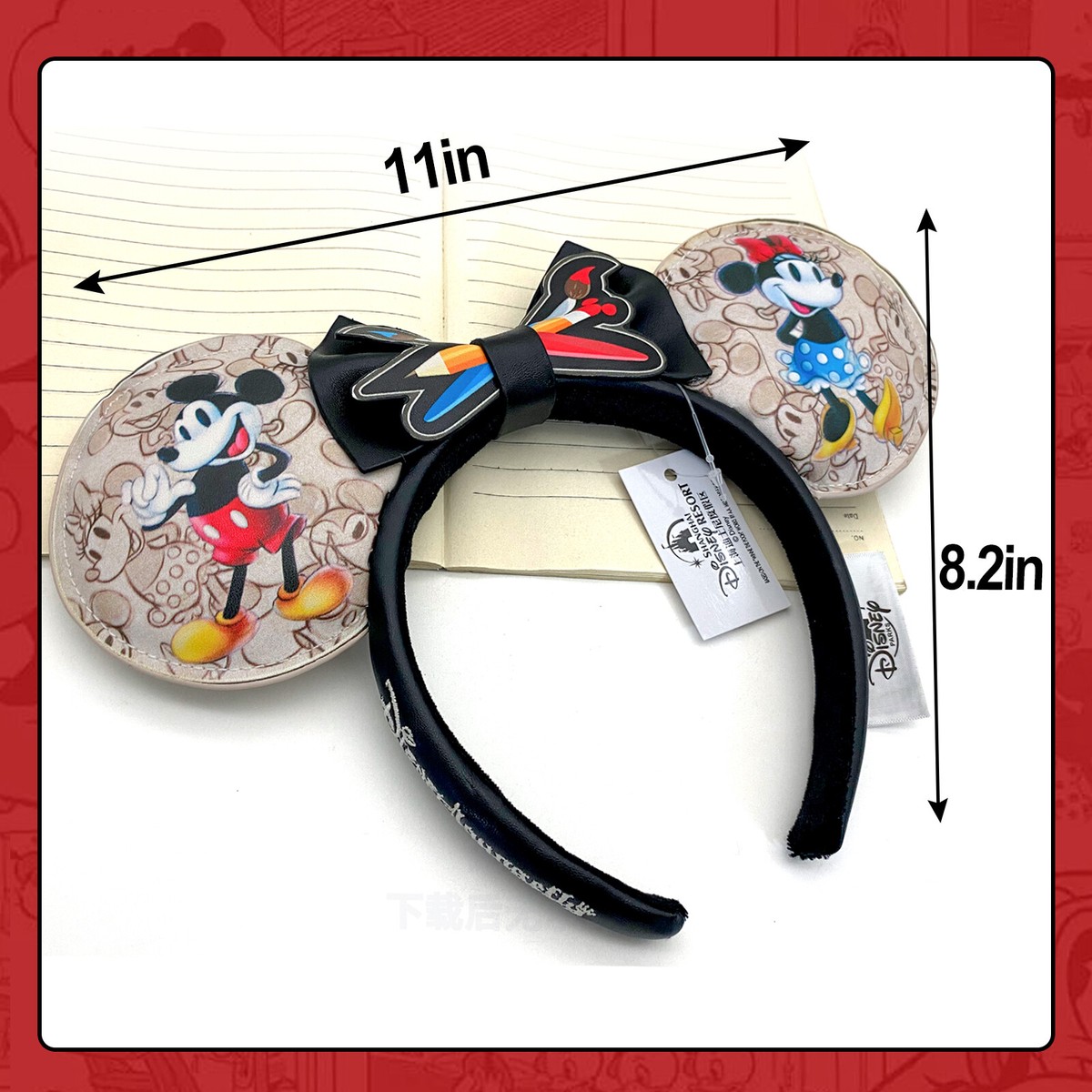 Loungefly Disney Parks Mickey Minnie Ears 100th Anniversary  display picture 2