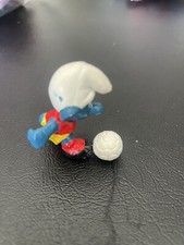 1980 Smurf Soccer Player made by Schleich a German toy company
