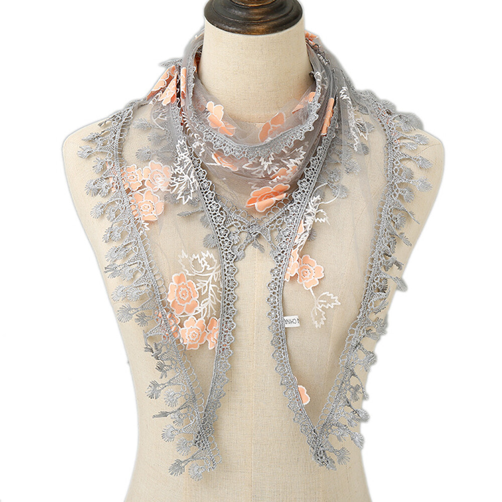 Gauze Headscarf Thin Breathable Wedding Veil Colorful Tassel Triangle