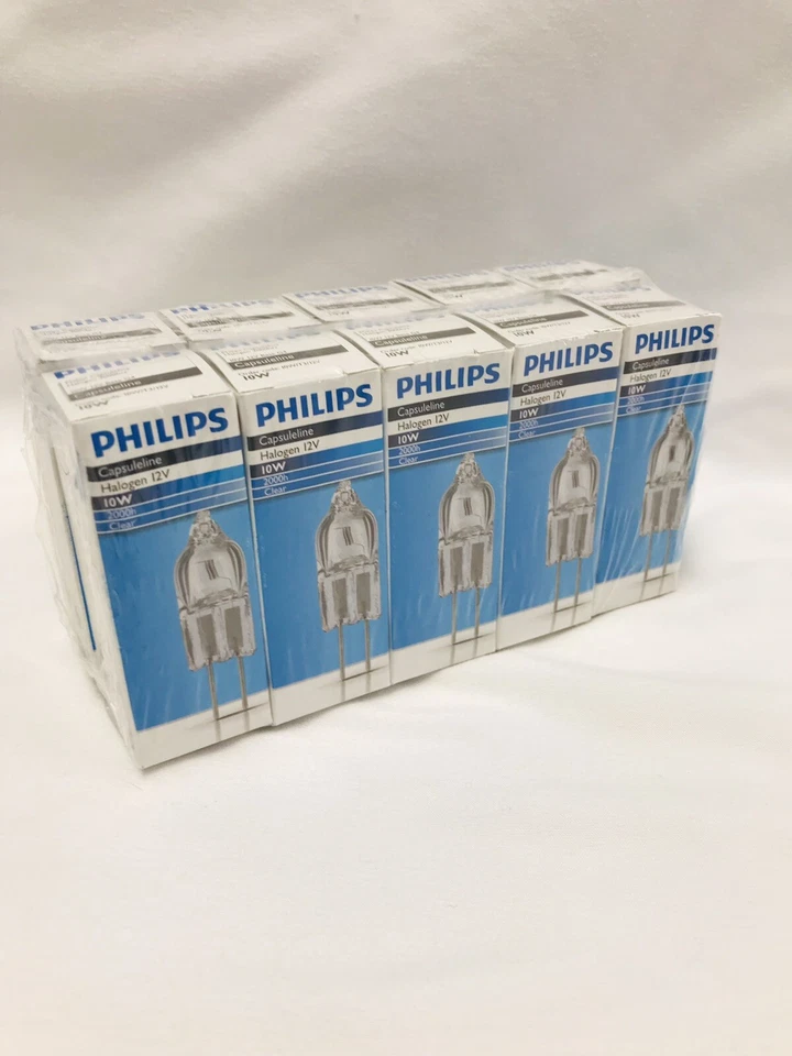 10x Philips 10W T3 G4 Clear Landscape And Cabinet Bulbs 12v 13284 - Image 4 of 4
