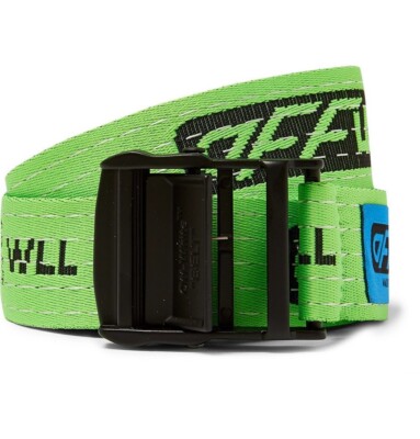 Brand New Off-White - 3.5cm Green Industrial Belt - Men | eBay