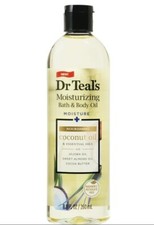 Dr Teal's Moisturizing Bath Body Coconut Oil with Jojoba Oil, 8.8 oz 1 pc