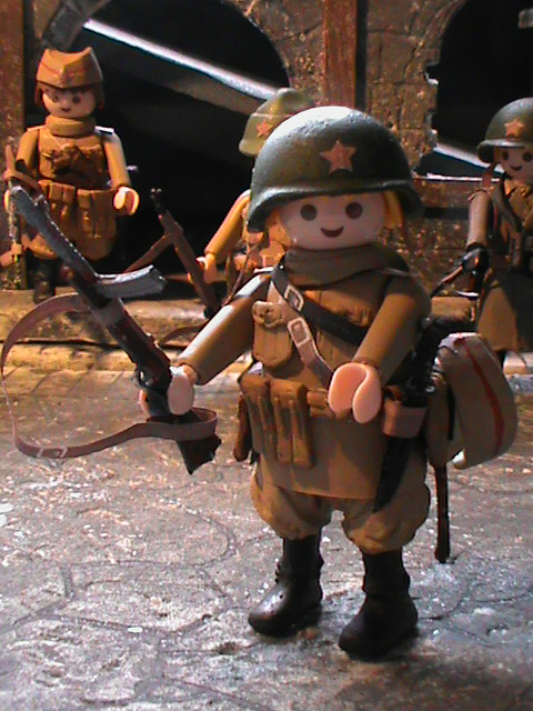 Playmobil Personnalisé Chief Petty Officer Russe ( Kursk-1943) Ref-0020
