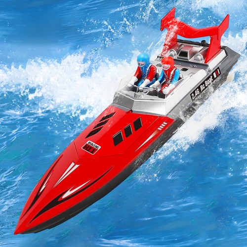 4CH 2,4 GHz Elektronischer Runabout Anti-Kipp-Rumpf für Pools Lakes (Red 2 Batte - Bild 5 von 12