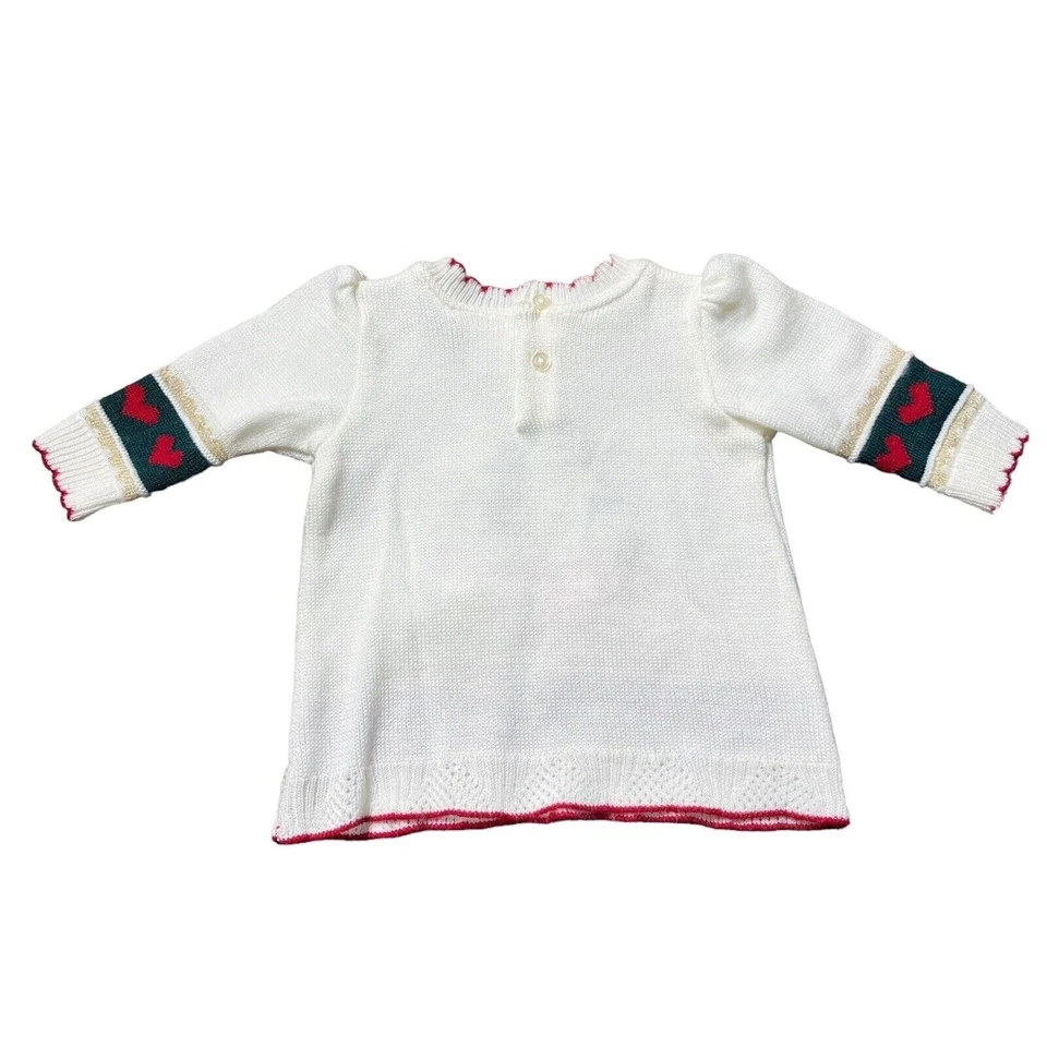 B.t. Conjunto de suéter y pantalón de Navidad para niños 3-6 m borde festoneado elástico Foto 3 de 4