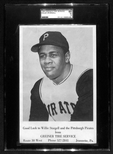 Willie Stargell 1969 Greiner Service SGC 5 - 第 1/2 張圖片