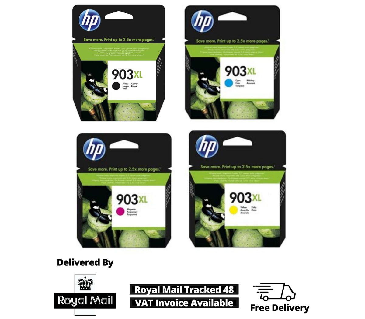 HP 903XL Ink Cartridges Multipack Genuine for Officejet Pro 6970