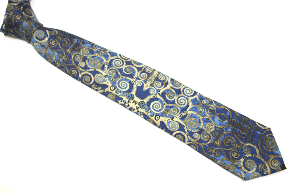 Corbata de seda FOX & CHAVE hecha en Italia F80474 Foto 2 de 4