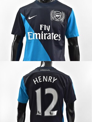 美品 2011/2012 NIKE ナイキ アーセナル ユニフォーム アウェイ GUNNERS 2011-12 nike Arsenal Away Shirt Forward HENRY 12 SIZE M