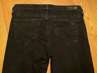 AG ADRIANO GOLDSCHMIED LEGGING ANKLE DISTRESSED BLACK DENIM JEANS 28 X 28 EUC — photo 6