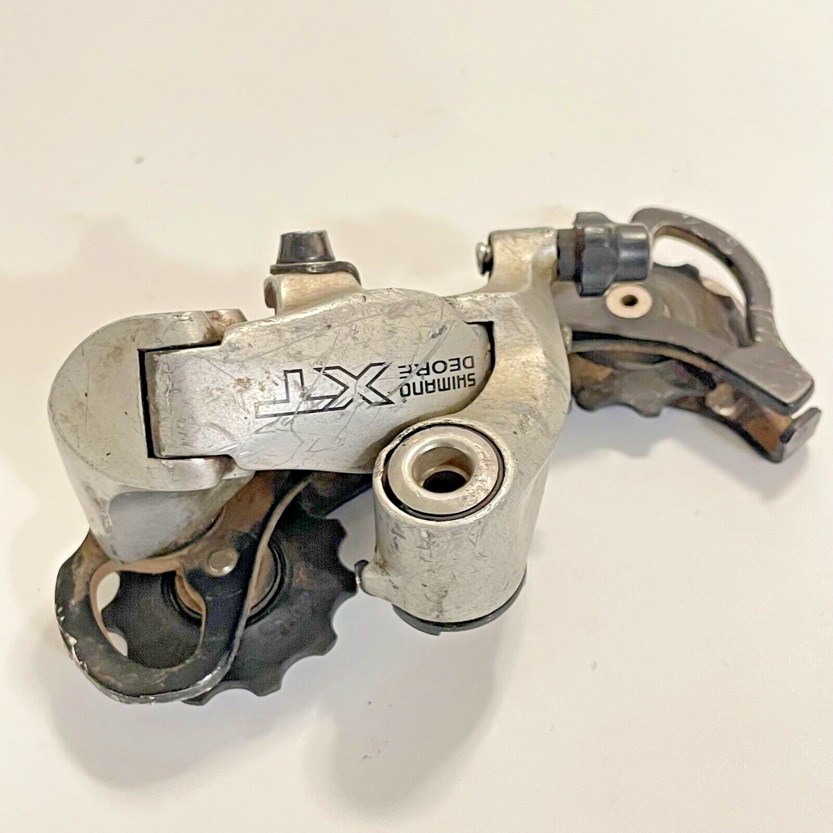 Vintage Shimano Deore XT Rear Derailleur RD-M750 Long Cage 9 Speed