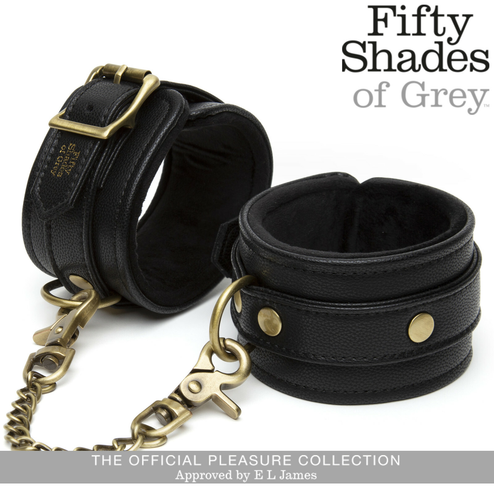 Fifty Shades of Grey Bound to You Ankle Cuffs Hand Manette Polsini Soft Bondage
