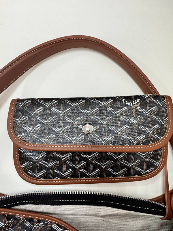 Goyard Boheme Hobo PM Bag Brown Pre Owned | eBay