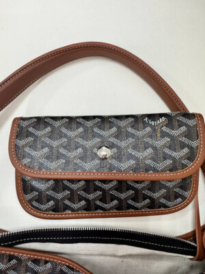 Goyard Boheme Hobo PM Bag Brown Pre Owned | eBay