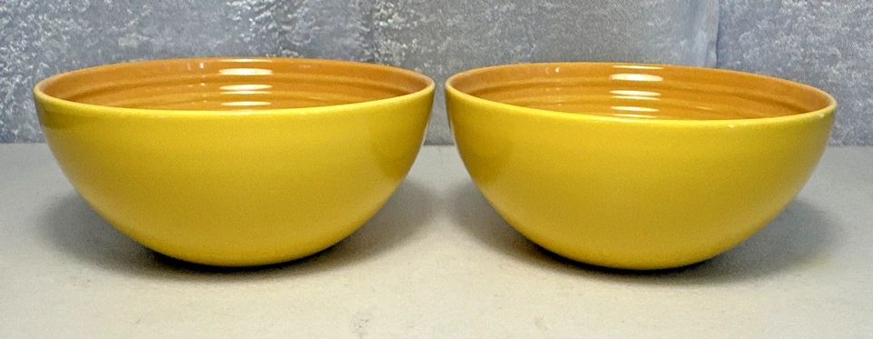 Juego de 2 cuencos de gres Le Creuset Seconds 330 ml/11 oz néctar amarillo brillante Foto 2 de 4