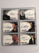 Farscape Through the Wormhole Autograph Collection - Lot Of 6 Cards