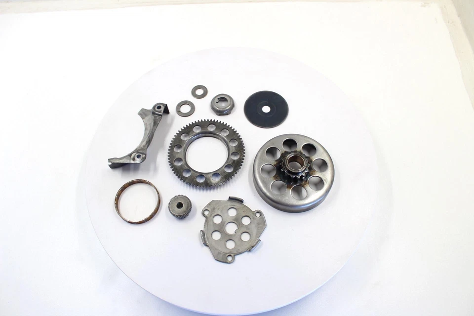 94 YAMAHA RAZZ 50 SH50 原始设备制造商 完整 CLUTCH W PLATES 篮球中心 — 第 3/4 张图片