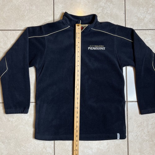 Pittsburgh Penguins Reebok Fleece Sweatshirt 1/4 Zip Size Large - Picture 9 of 10