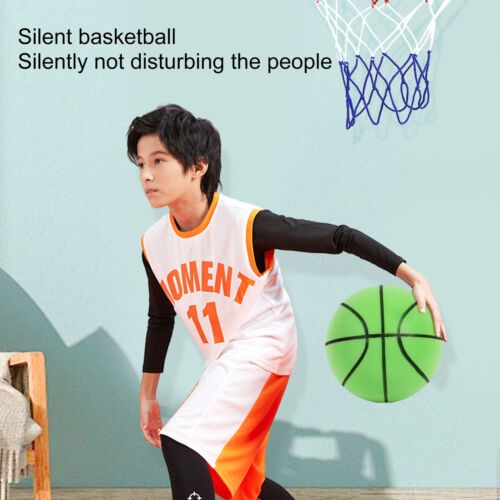 Basketball silencieux ballon de sport silencieux rebond haut faible bruit enfants pour dribbler - Photo 1/14