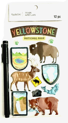 Yellowstone National Park  -  Scrapbooking Card Stickers (NEW) Recollections