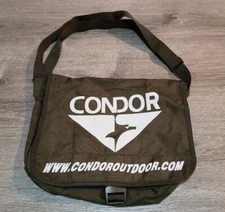 CONDOR OUTDOOR Light Weight Olive Green MESSENGER BAG Shot Show 2017