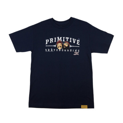 Brand New Primitive Cheech & Chong core logo t shirt (Navy)