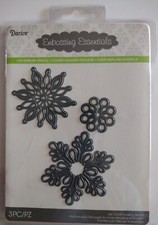Darice Embossing Essentials Cut Emboss Stencil - Assorted Snowflakes 3pc