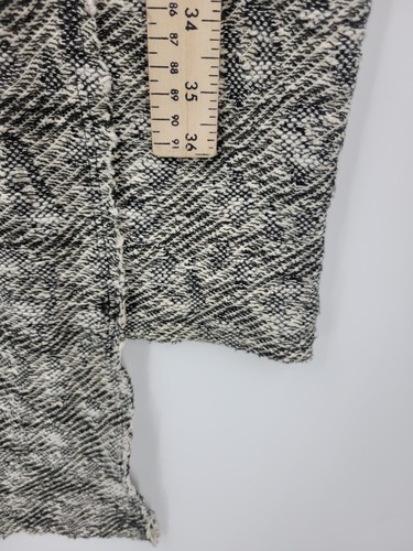 Free People Sweater Dress Womens Medium Black White Textured Sleeveless Artsy - Picture 6 of 9
