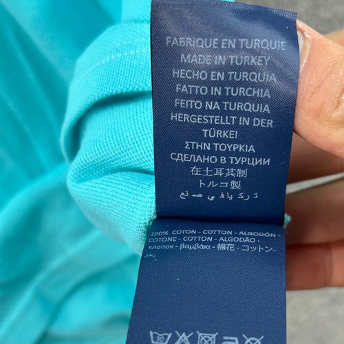 Vilebrequin Poloshirt Herren mittelblau Pfalz Piqué Polo offener Kragen Strand - Bild 8 von 12