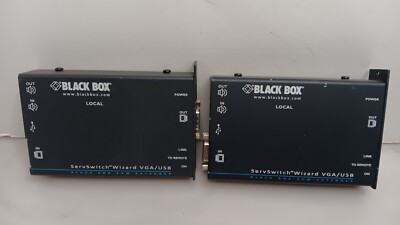 Black Box ACU5050A-R2 ServSwitch Wizard USB KVM Extender Audio LOCAL | eBay