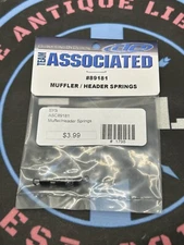Team Associated. MUFFLER / HEADER SPRINGS. Item #89181 New Old Stock.