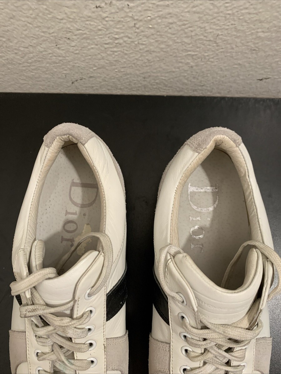 Dior Homme 2004 Hedi Slimane Women Trainers White Shoes Size 40/9