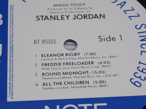 Stanley Jordan Magic Touch BT85101 Jazz Blue Note Vinyl LP 33 RPM Record 1985 - Imagen 7 de 10
