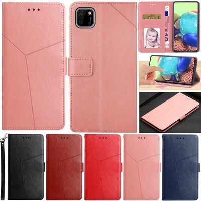 Glossy Wallet Leather Flip Cover Case For Huawei Y5p Y6p Y7p P30 Lite Nova 7 SE