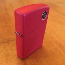 Genuine Zippo classic red matte windproof Lighter CASE ONLY No Insert/Box