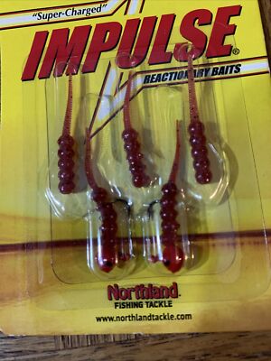 Leurre Northland Impulse Reactionary – Bloodworm Red – Neuf – Expédition Le Jour Même