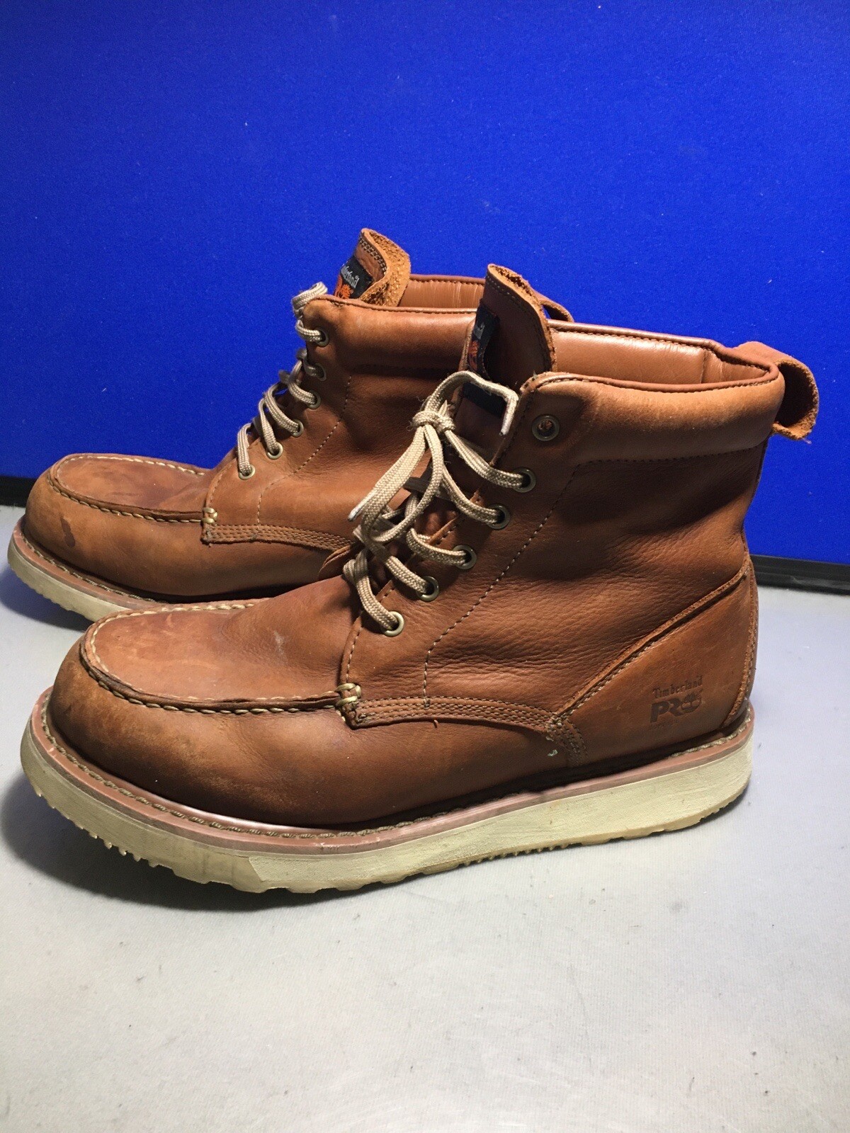 timberland wedge work boots