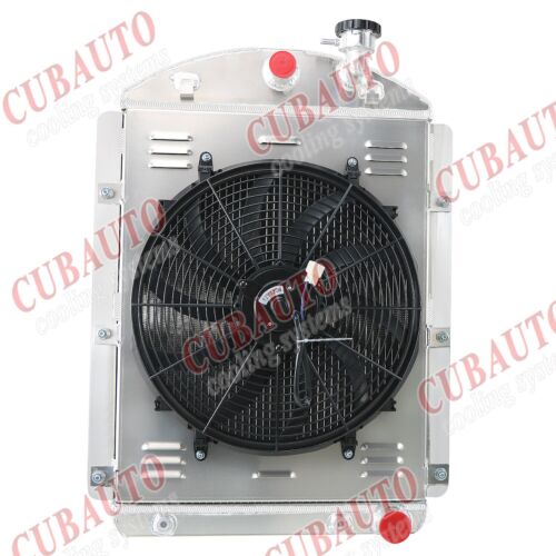 3 Row Radiator Shroud Fan Relay For 1941-1946 Chevy Truck Pickup Small Block V8 - Foto 2 di 9
