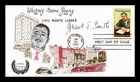 DR JIM STAMPS US COVER WHITNEY M YOUNG BLACK HERITAGE FDC LANDS END CACHET