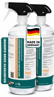 INOX Anti-Giardien Wischkonzentrat 2x1L Desinfektionsmittel Bakterien Viren Pilz
