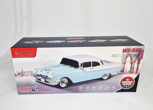 Modellino Auto Retro Cassa WSTER Wireless Bluetooth Speaker with TF USB FM Music - Afbeelding 24 van 64