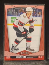 2024-25 O-Pee-Chee Hockey Red Border Shane Pinto #380 NHL Ottawa Senators