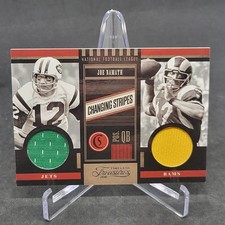 2011 Timeless Treasures Joe Namath #14 Changing Stripes Game Worn Jerseys /249